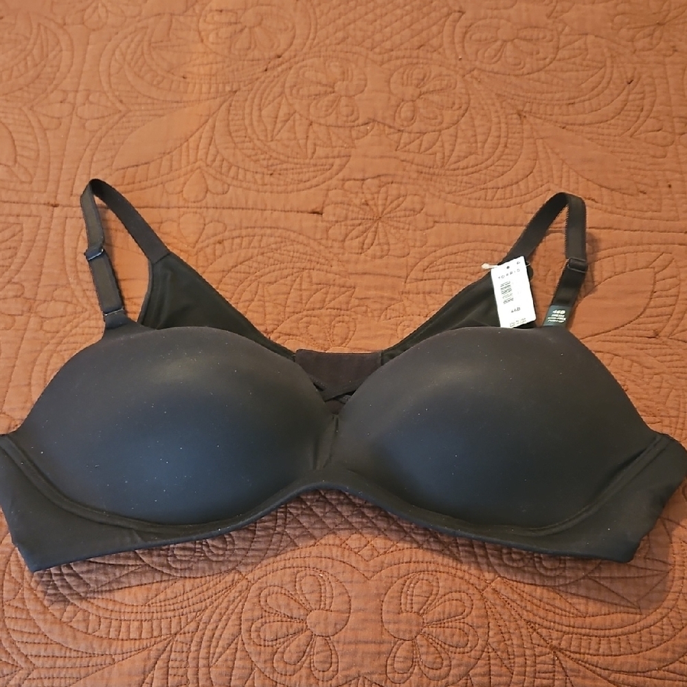 Torrid Black T-Shirt Bra with Smooth Molded Cups